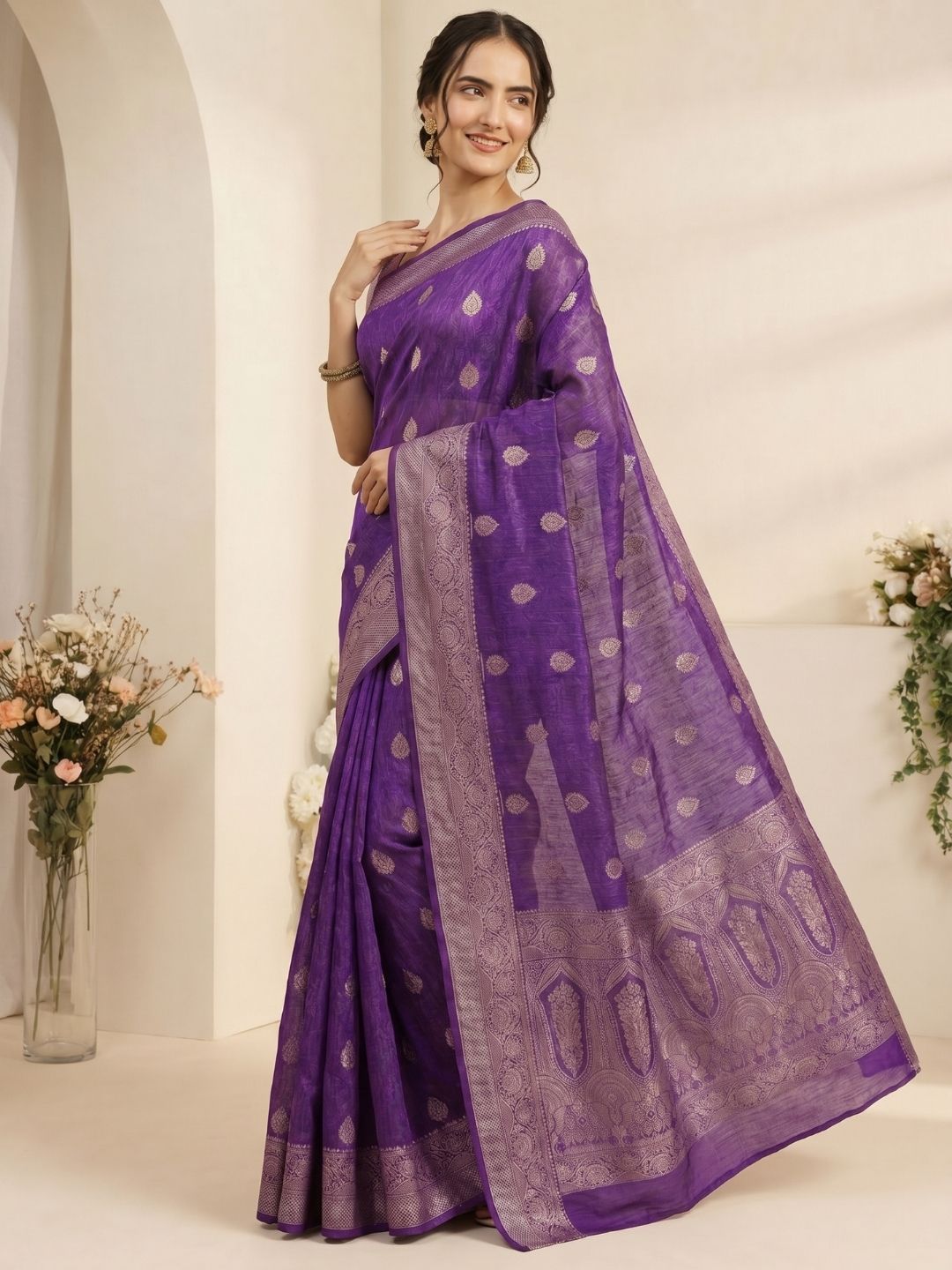 Violet Legacy Saree