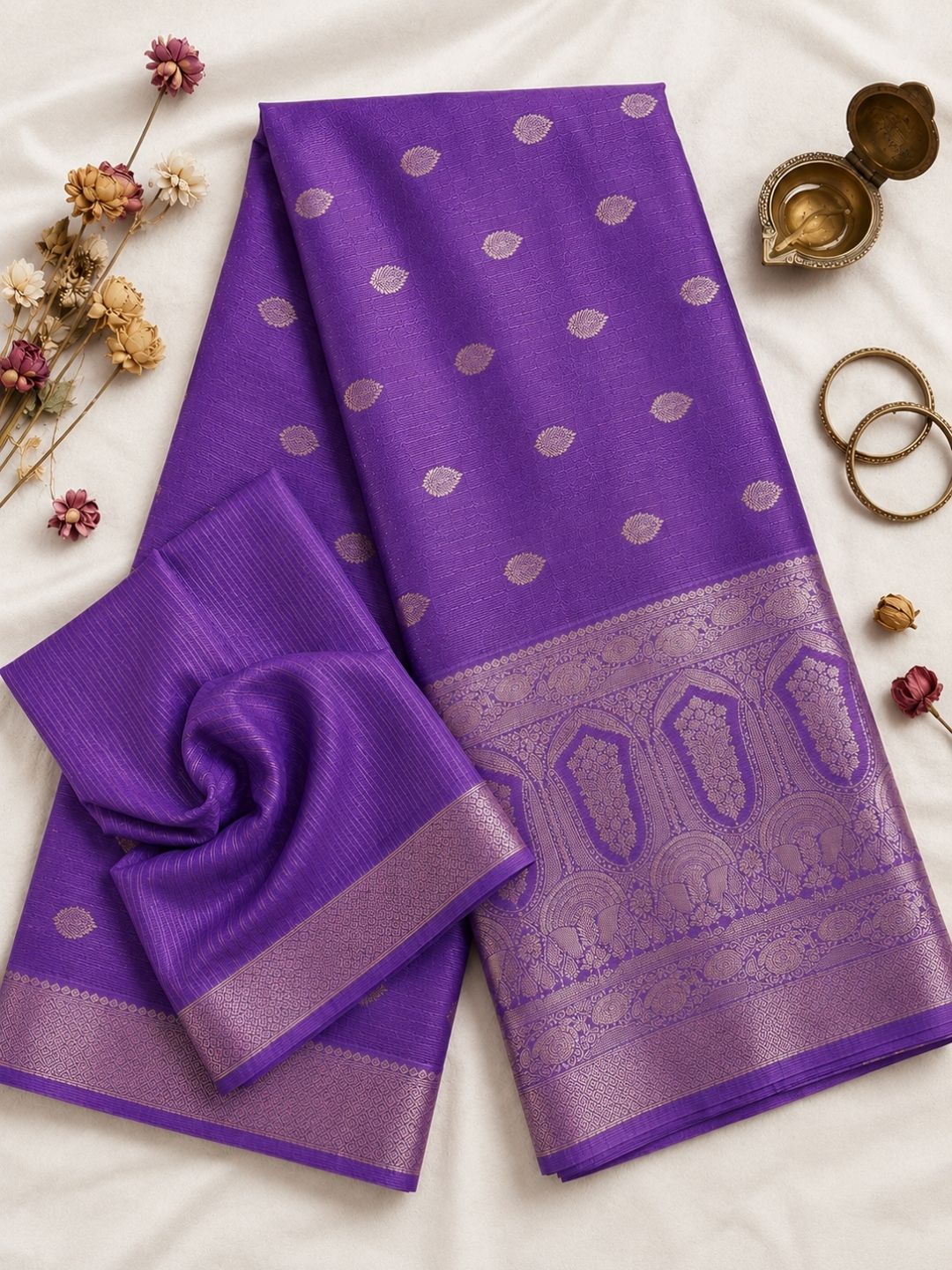Violet Legacy Saree