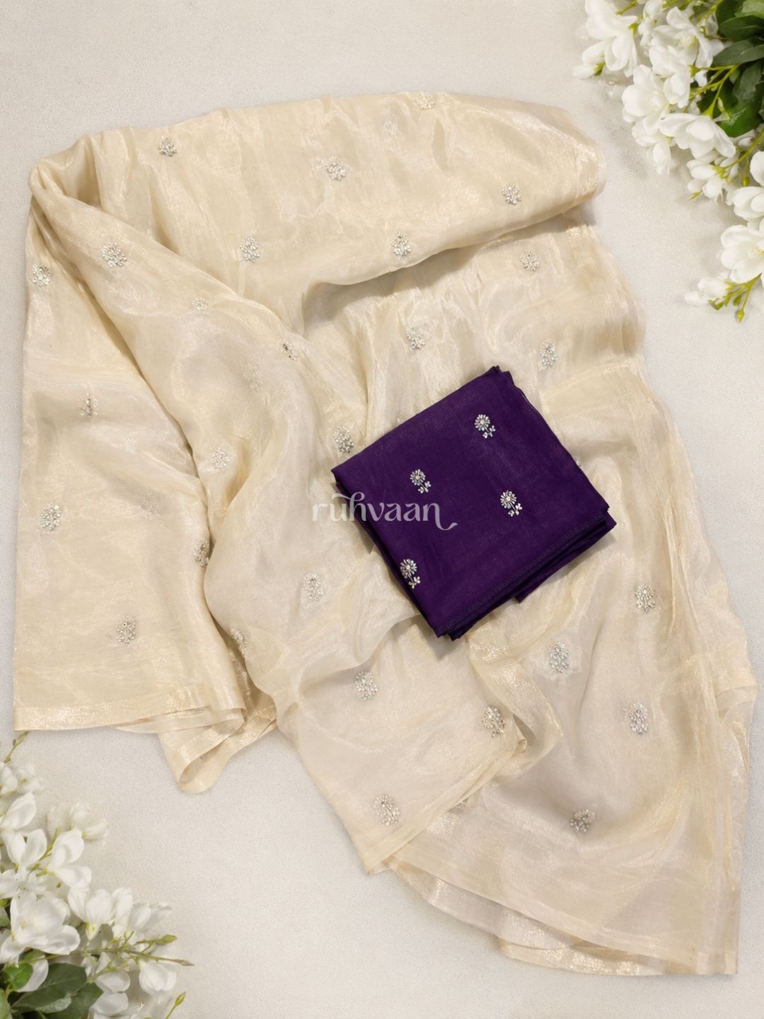 Golden Hour Bloom Saree