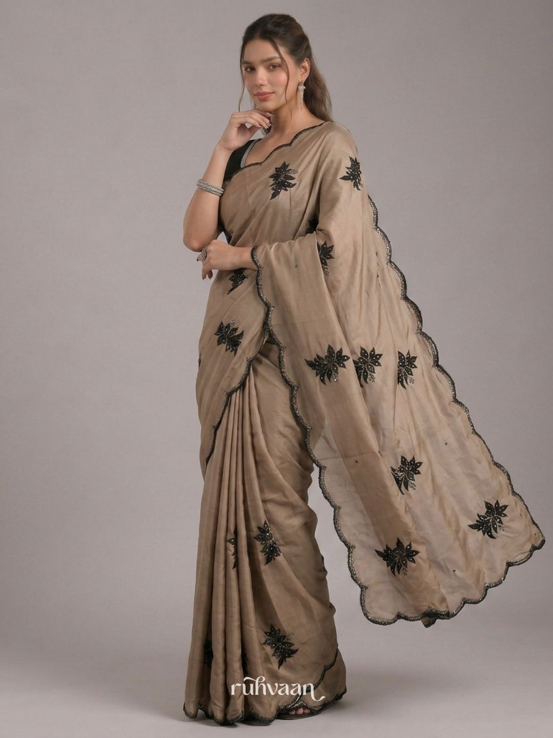 Golden Dusk Saree