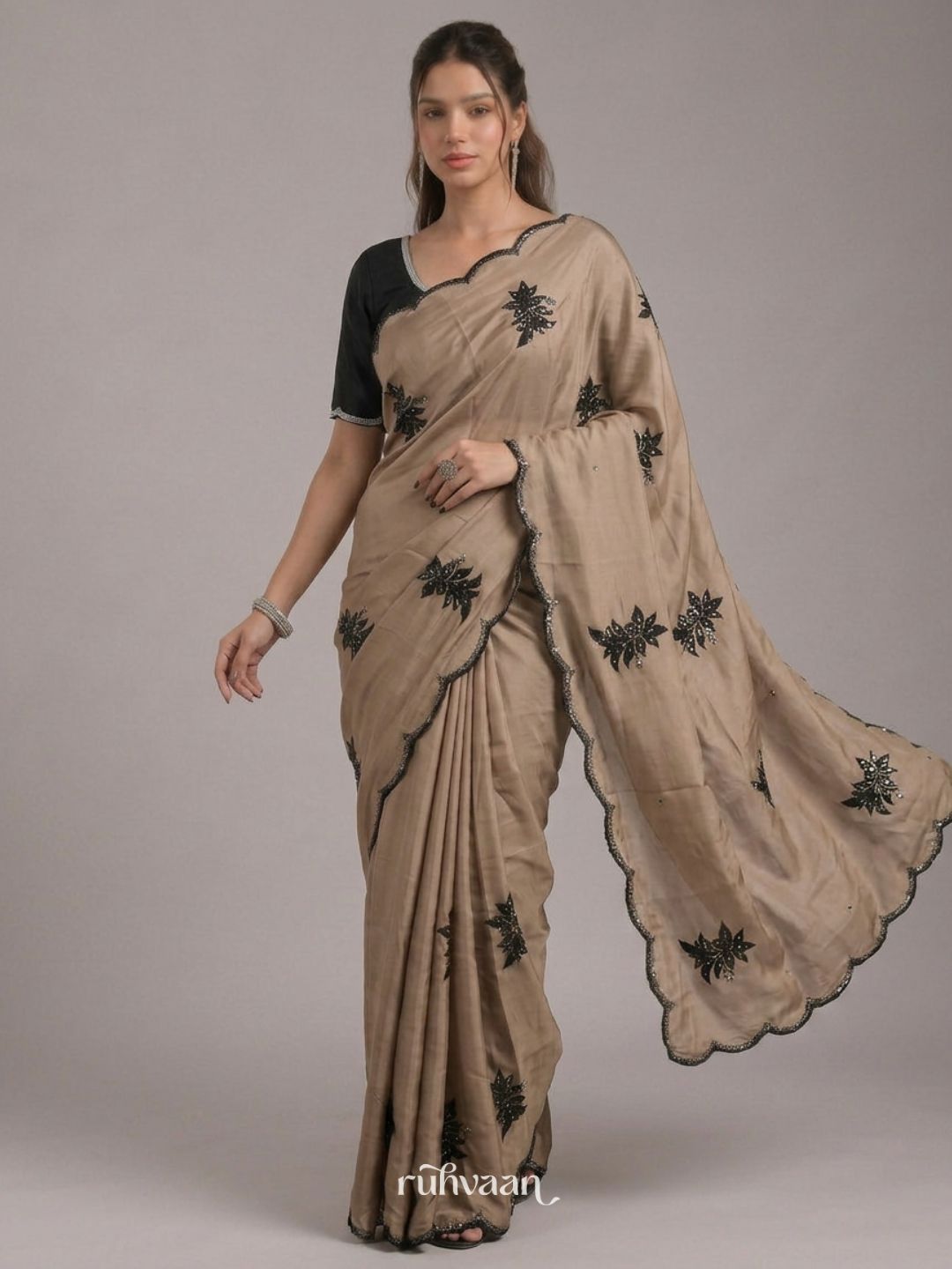 Golden Dusk Saree