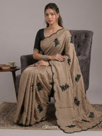 Golden Dusk Saree