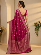 Crimson Legacy Saree