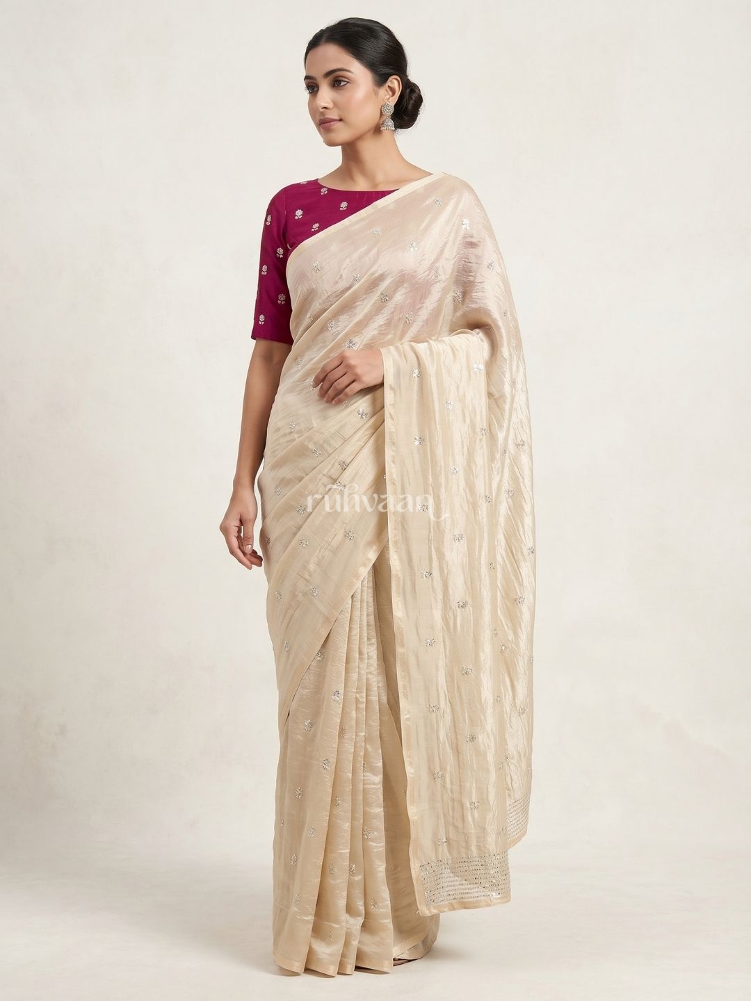 Golden Hour Bloom Saree