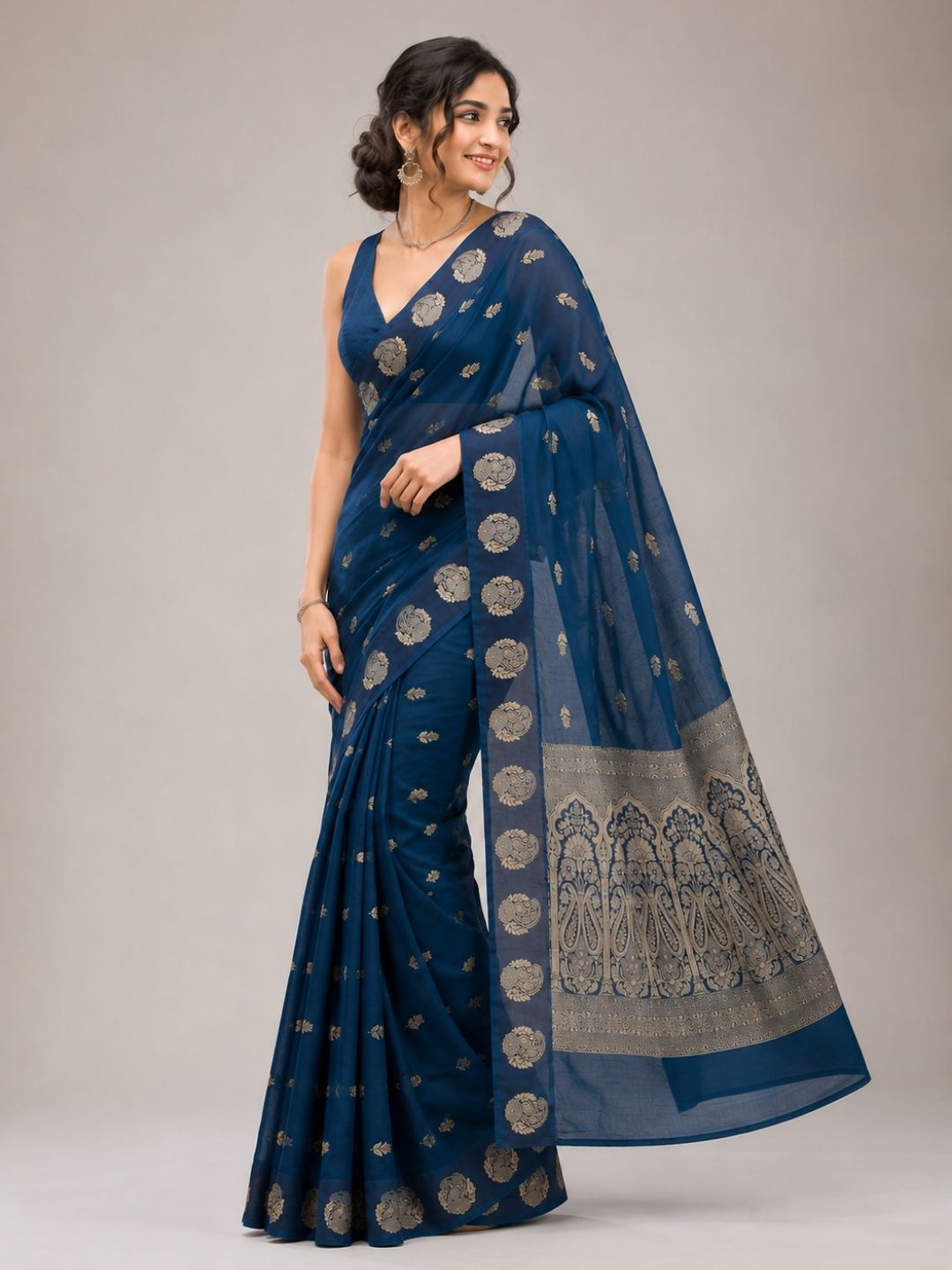 Navy Legacy Saree