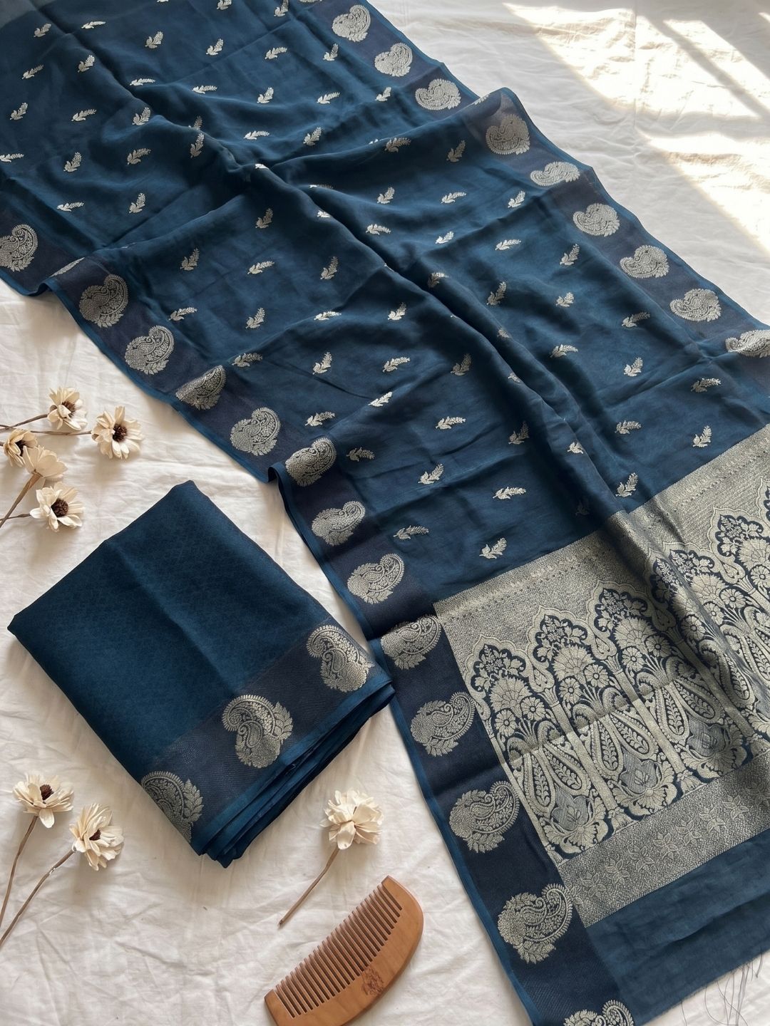 Navy Legacy Saree