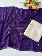 Midnight Garden Saree