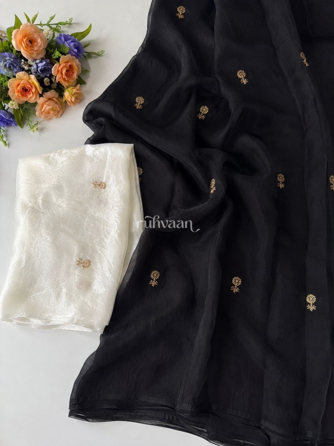 Starlit Noir Saree