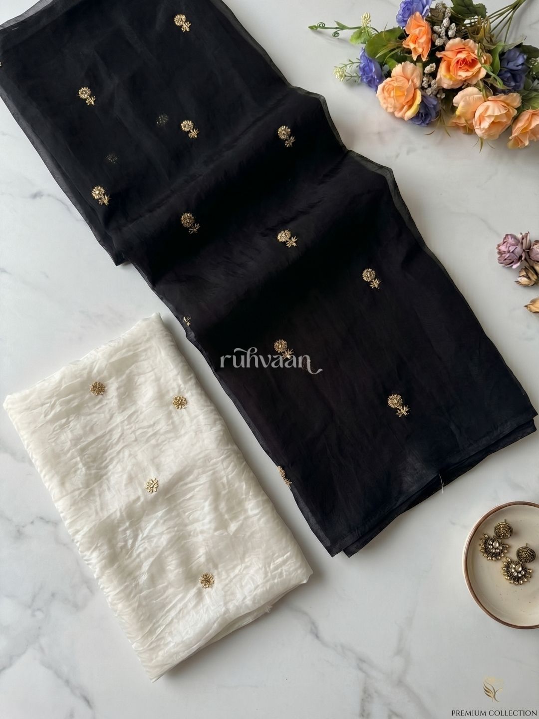 Starlit Noir Saree