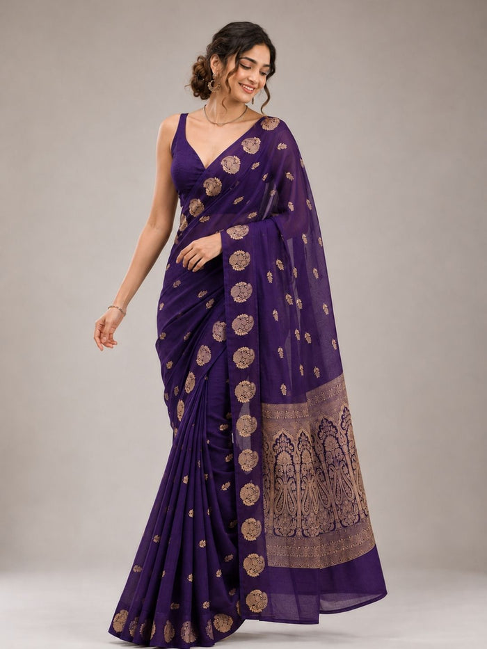 Violet Legacy Saree