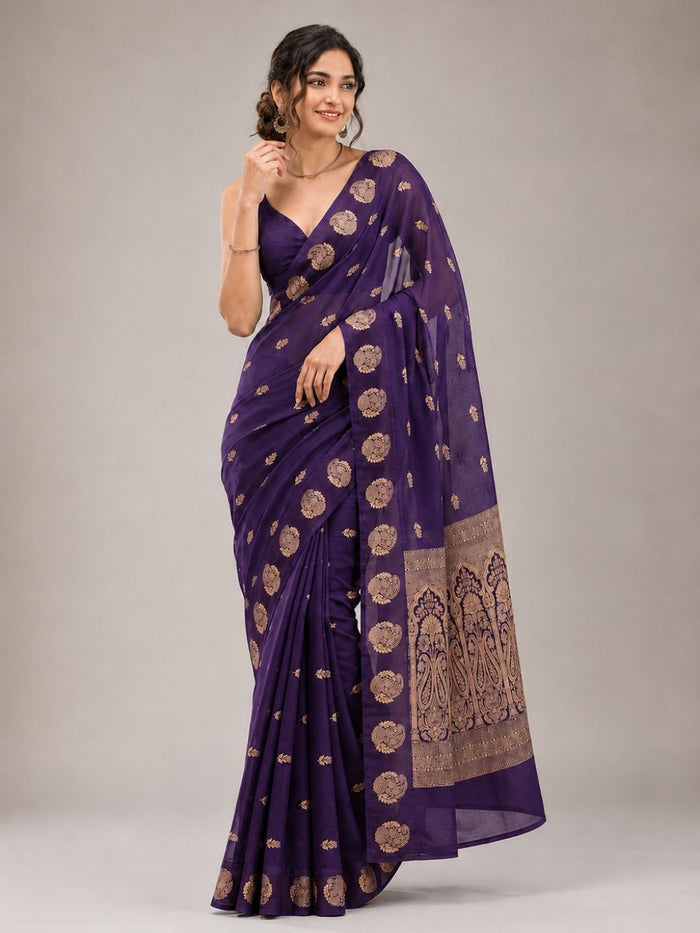 Violet Legacy Saree
