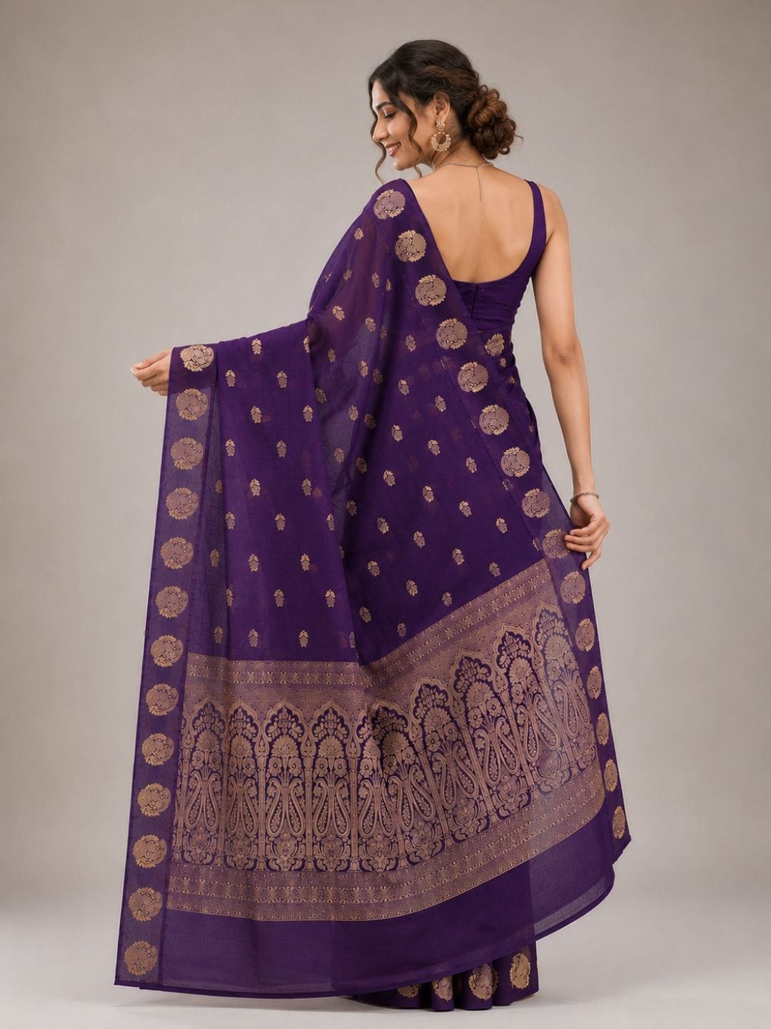 Violet Legacy Saree