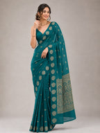 Teal Legacy Saree