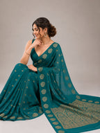 Teal Legacy Saree