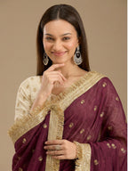 Wine Ember Saree